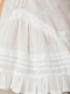 Elvena s voile top white 