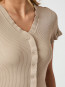 Esla frill knit tee sand S