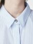 Frannie soft stripe shirt light blue 