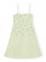 Lily nylon mini dress green 