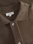 Gustav crochet shirt chestnut 