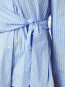 Helisa stripe shirt lt blue M