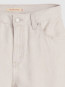High rise baggy short crystal grey 27