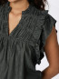 Jayla denim top black 