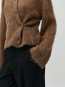 Lari-m brush knit walnut melange 