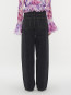 Loose denim jeans dark grey denim 