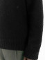 Mike knit soft cotton mix black 