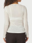 Nella fine rib blouse white 