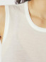 Nimbi fine rib top white 