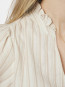Odesa linen stripe blouse sand 