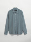 Ossian garment dyed tencel shirt english blu S