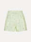 Poplin shorts gleam green comb 