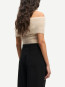 Sahera knit top bone white mel 