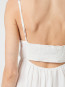 Savani long linen dress white 