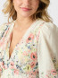 Silfi flower print dress creme L