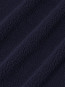 Slogan zipped sherpa jacket navy 