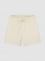Crochet shorts cream 