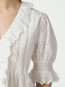 Talise emb blouse white 