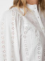Wenna embroidery blouse white S