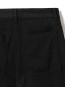 Wide leg jeans garment dyed black 
