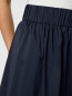 Yara long poplin skirt navy 