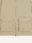 Zipped jacket tea leaf 