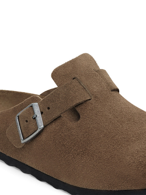 Boston suede sandals dark tea 