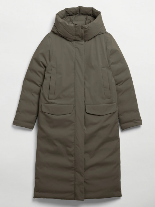 Asha reversible parka dusk olive 