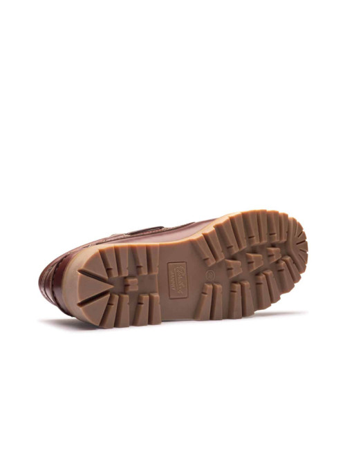Briac jannu mokassin marron lisse america 
