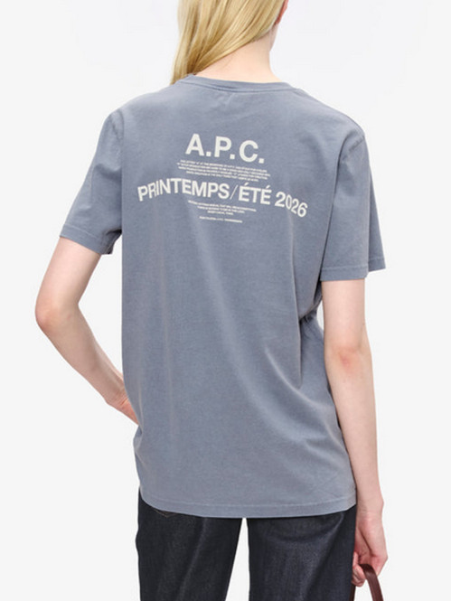 T-shirt apc printemps lt blue 