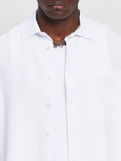 Eclux button shirt white 