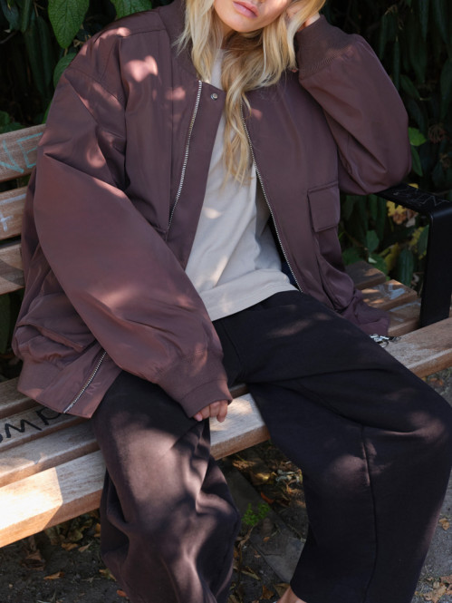 Mapes bomber jacket french roast 