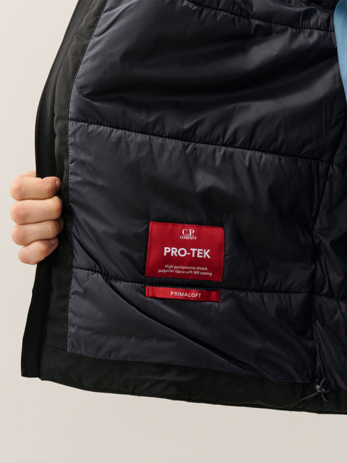 Pro tek primaloft silver hooded lens jacket black 
