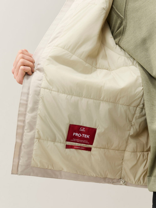 Pro tek primaloft silver hooded lens jacket silver birch 