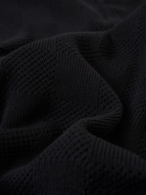 Vacation polo fantasy checkerboard black 