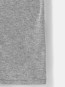 Lyocell wool short sleeve top mid grey 