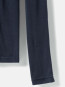 Lyocell wool turtleneck top indigo noir 