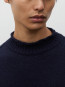 Sagvatnet wool roll neck dk navy 