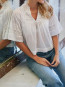 Siama s voile blouse white S
