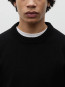 Stensmark lambswool pullover black 