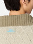 Textured franko cardigan lt beige 