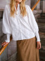 Wenna embroidery blouse white S