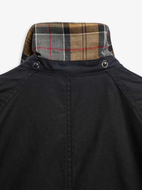Barbour beadnell wax jacket ny91 navy 