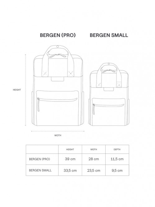 Bergen pro backpack muted clay 