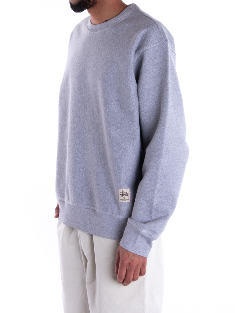 Contrast stitch label crew grey | Fashion online kaufen bei peoples place